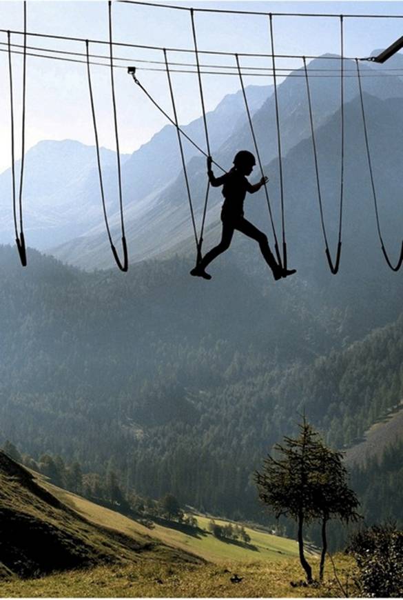 Things to do#2Skywalking in the Alps