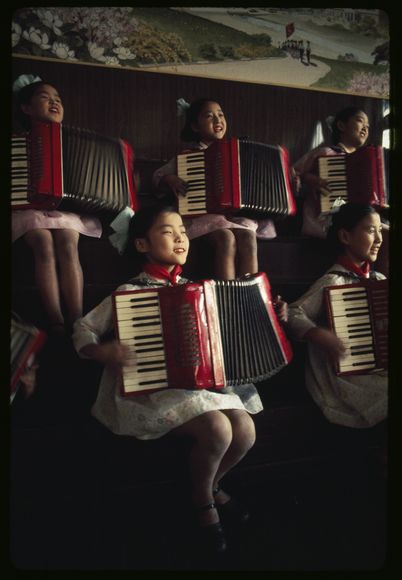 An Hac Junior High School near Pyongyang North Korea