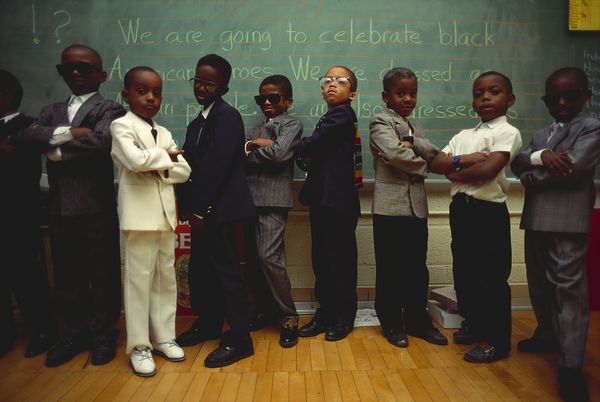 Schooling-Heritage Day in Detroit's Malcolm X Academy