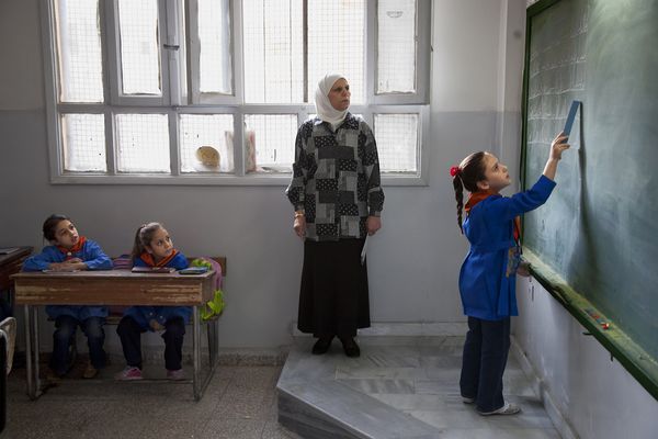 Schooling in Damascus Syria in 2009