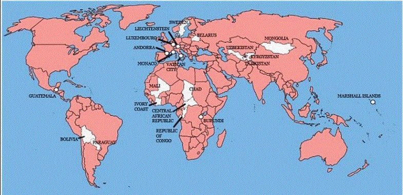 22 Countries not invaded by Britain