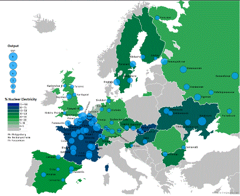 Nuclear power plants in Europe