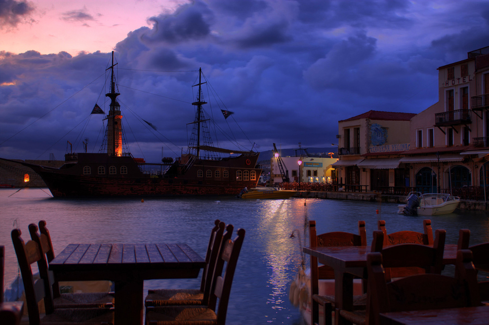 Pirate ship on Crete