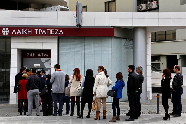 Queues outside Greek ATMs#2