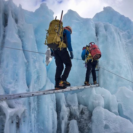 Khumba icefalls