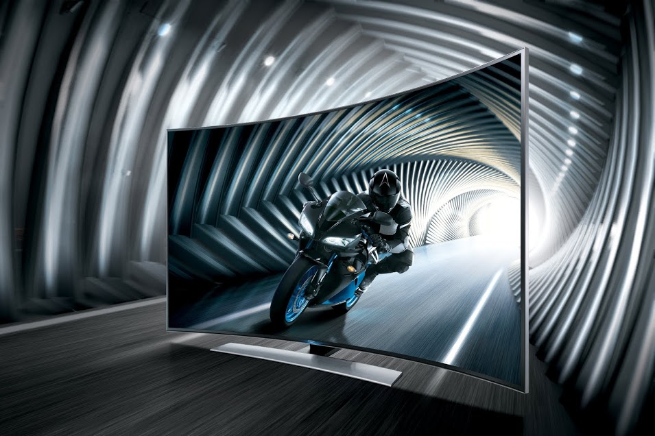 The 65in Samsung UHD, the smaller cousin of the 105in TV