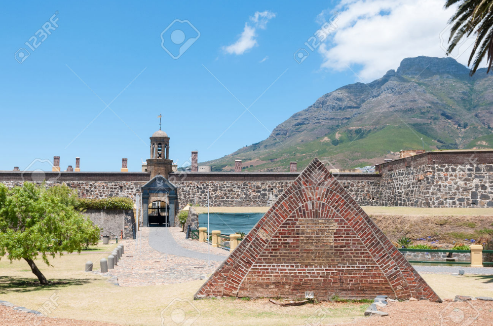 Powder magazine in front of the Castle of Good Hope in Cape Town