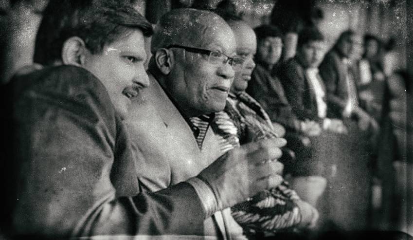 Atul Gupta with Jacob Zuma