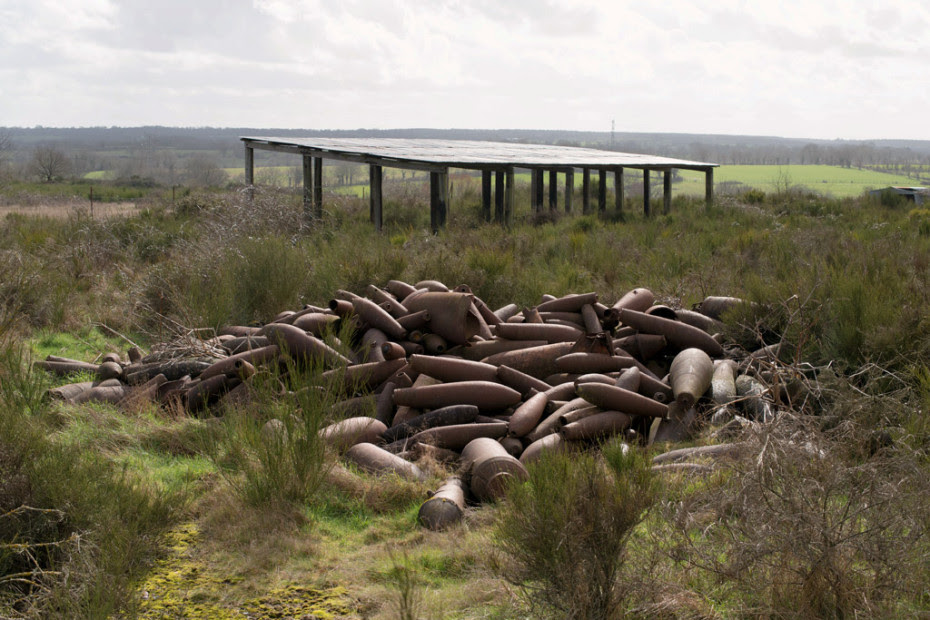 Pile of unused shells