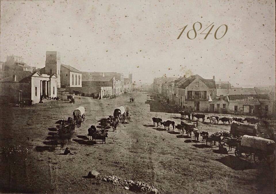 Main Street in 1840