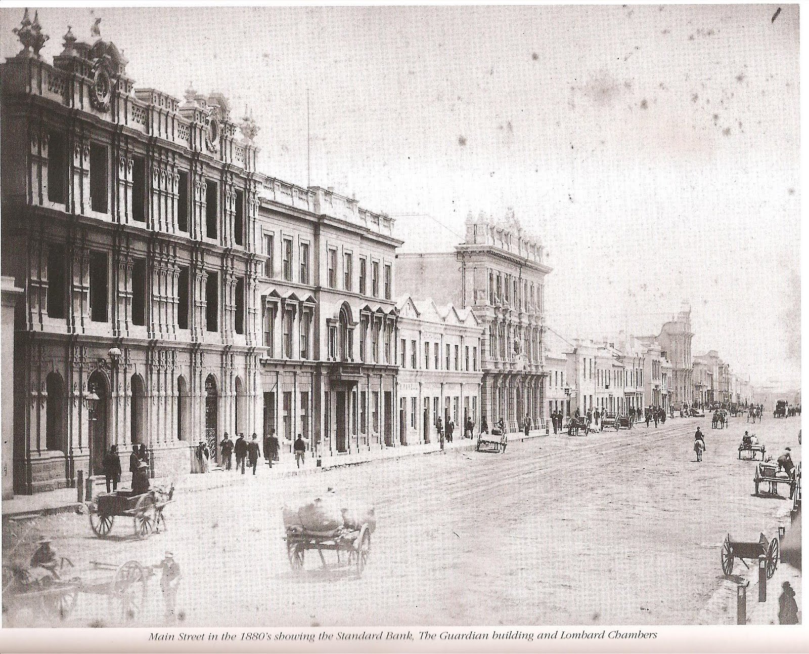 Main Street in the 1880s