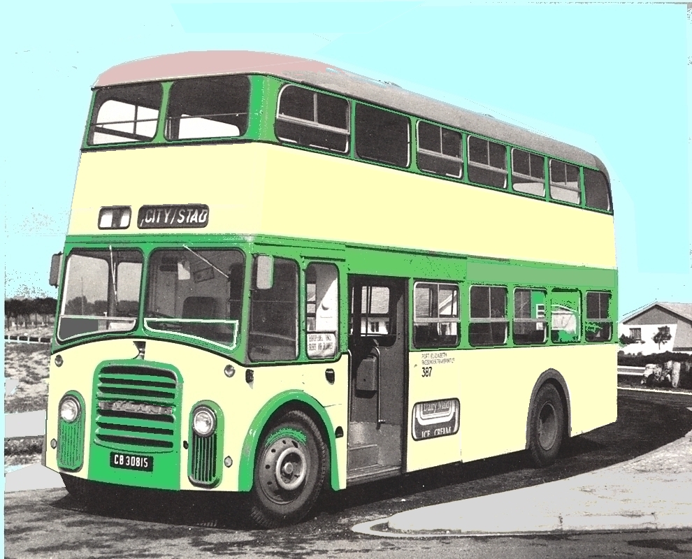 First forward-entrance double-decker - Leyland 72-seat Busaf-bodied PD3A2 of 1964