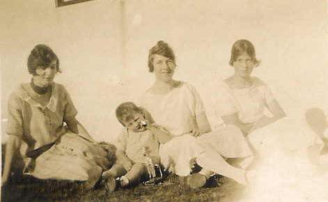 Bryce with his three sisters- Kathleen, Maureen & Thelma