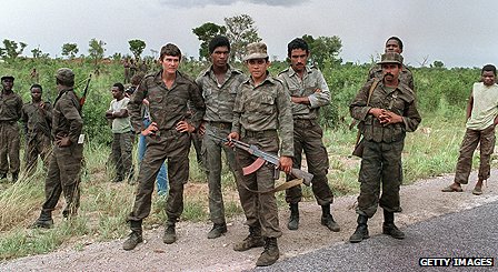 Cuban military personnel in Angola