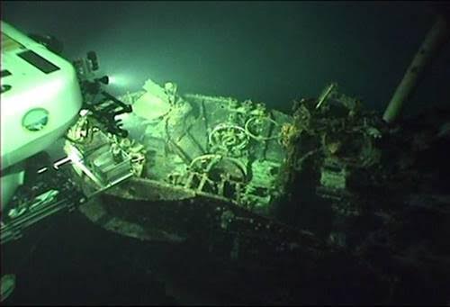 In 2005, dive researchers from the University of Hawaii discovered the remains of a massive Japanese submarine, I-401