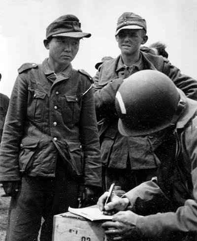 Some of the first Germans captured during the invasion of Normandy weren't German at all, they were Korean