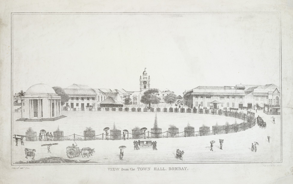 View of Bombay Green from the Town Hall, 1833