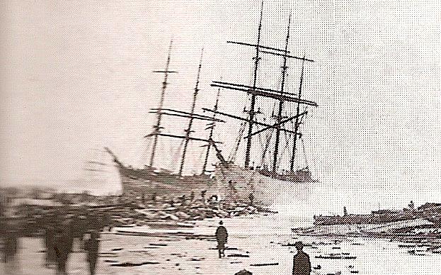 H Wagenaar and Coriolanus Wrecked in Algoa Bay 11 September 1874 Port Elizabeth